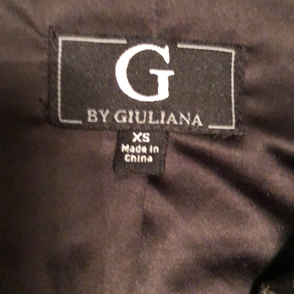 Giuliana leather Moto jacket XS - Picture 2 of 7